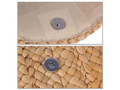 Bolsas Grandes de Palha de Corda Cinza Rede Senhora Arroz Cadeia Fina Praia Melhor Trança