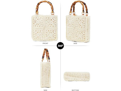 Bolsa Infantil de Palha Estilo Balde Divertida Bolsa de Verão Mochila Fashion de Alta Qualidade