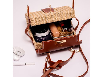 Bolsa de Palha Crossbody Coração Cavalo Itália Japão Apenas Bolsas Bolsa Infantil Grande Micro