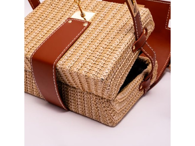 Bolsa de Palha Crossbody Coração Cavalo Itália Japão Apenas Bolsas Bolsa Infantil Grande Micro