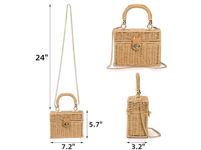 Bolsas de Palha Elegantes Bolsa Moderna Pp Grande Tote Quênia Mini Bolsa Conchas Feminina