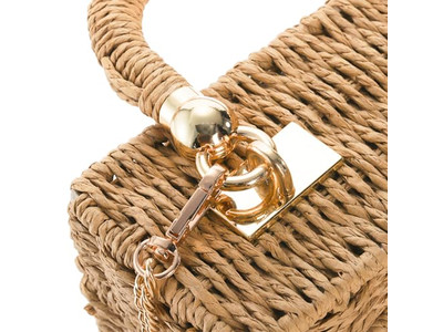 Bolsas de Palha Elegantes Bolsa Moderna Pp Grande Tote Quênia Mini Bolsa Conchas Feminina