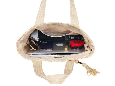 Bolsa Grande de Palha com Franja Verão Bolsa Tote de Luxo para Meninas Fabricantes