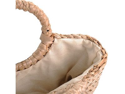 Bolsa de Praia de Palha Espanhola de Verão com Logo Filipinas Juta Ráfia com Janela