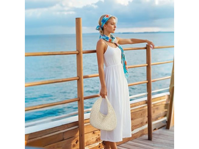 Bolsa de Palha Tendência Círculo de Bambu Bolsas Étnicas Francesas Feminino Balde com Franjas Personalizado